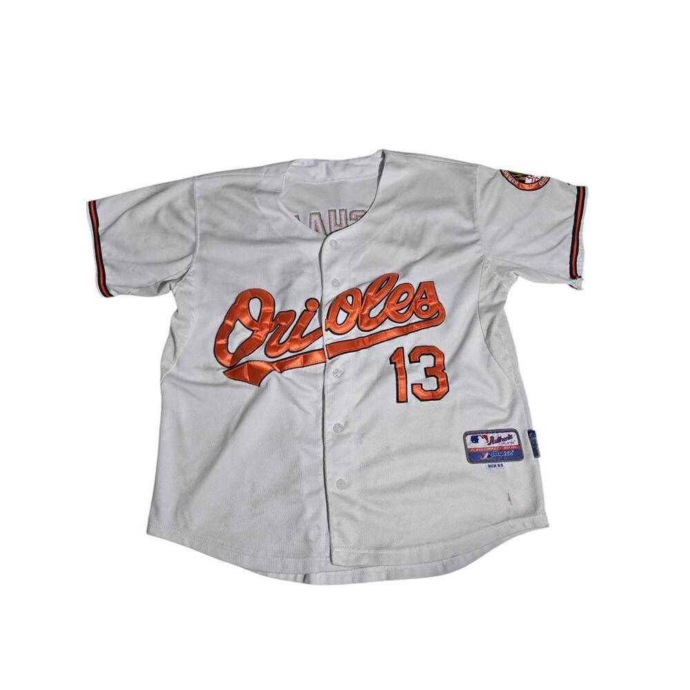 Manny Machado Baltimore Orioles‎ Authentic Jersey Majestic Size 48 White B27